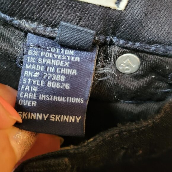 Madewell Black Skinny Skinny Ankle Zip Jeans - Size 26 - Picture 12 of 13